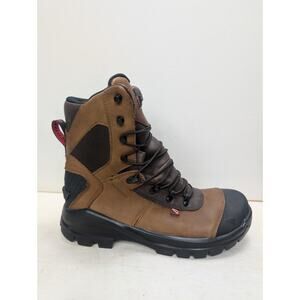 Red Wing 438 MEN'S 8-INCH Waterproof Safety Toe Leather Boots Size 10